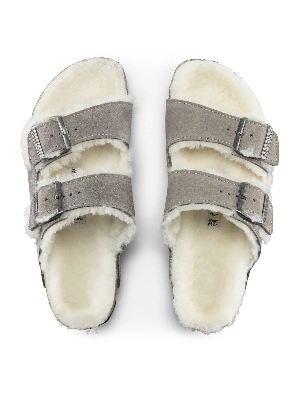 Birkenstock Women's Stone Arizona Shearling